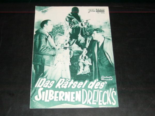 4256: Das Rätsel des Silbernen Dreiecks (Werner Jacobs) Christopher Lee, Heinz Drache, Leo Genn, Anthony Newlands, Suzy Kendall, Margaret Lee, Maurice Kauffman, Skip Martin, Lawrence James, Tom Bowman