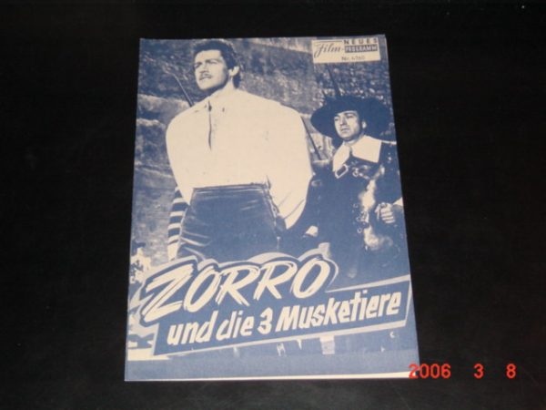 4260: Zorro und die 3 Musketiere (Luigi Capuano) Gordon Scott, Jose Greci, Maria Gracia Spina, Nazzareno Zamperla, Giacomo Rossi Stuart, Livio Lorenzon, Roberto Risso, Gianni Rizzo, Franco Fantasia