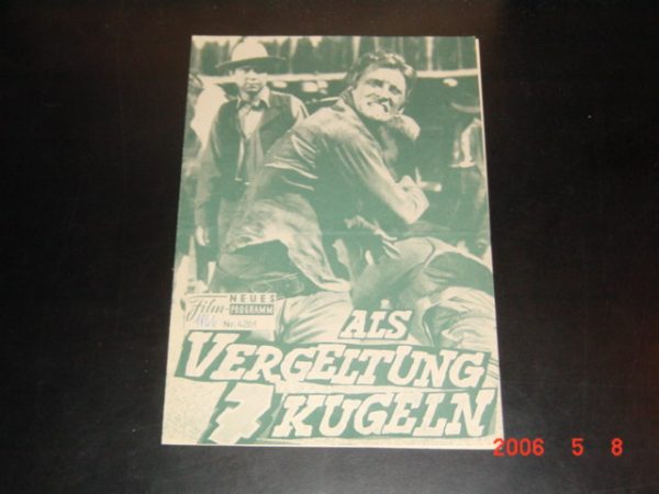 4261: Als Vergeltung 7 Kugeln (Andre de Toth) Kirk Douglas, Elsa Martinelli, Walter Abel, Walter Matthau, Diana Douglas, Eduard Franz, Lon Chaney, Alan Hale, Jr. , Elisha Cook, Michael Winkelman