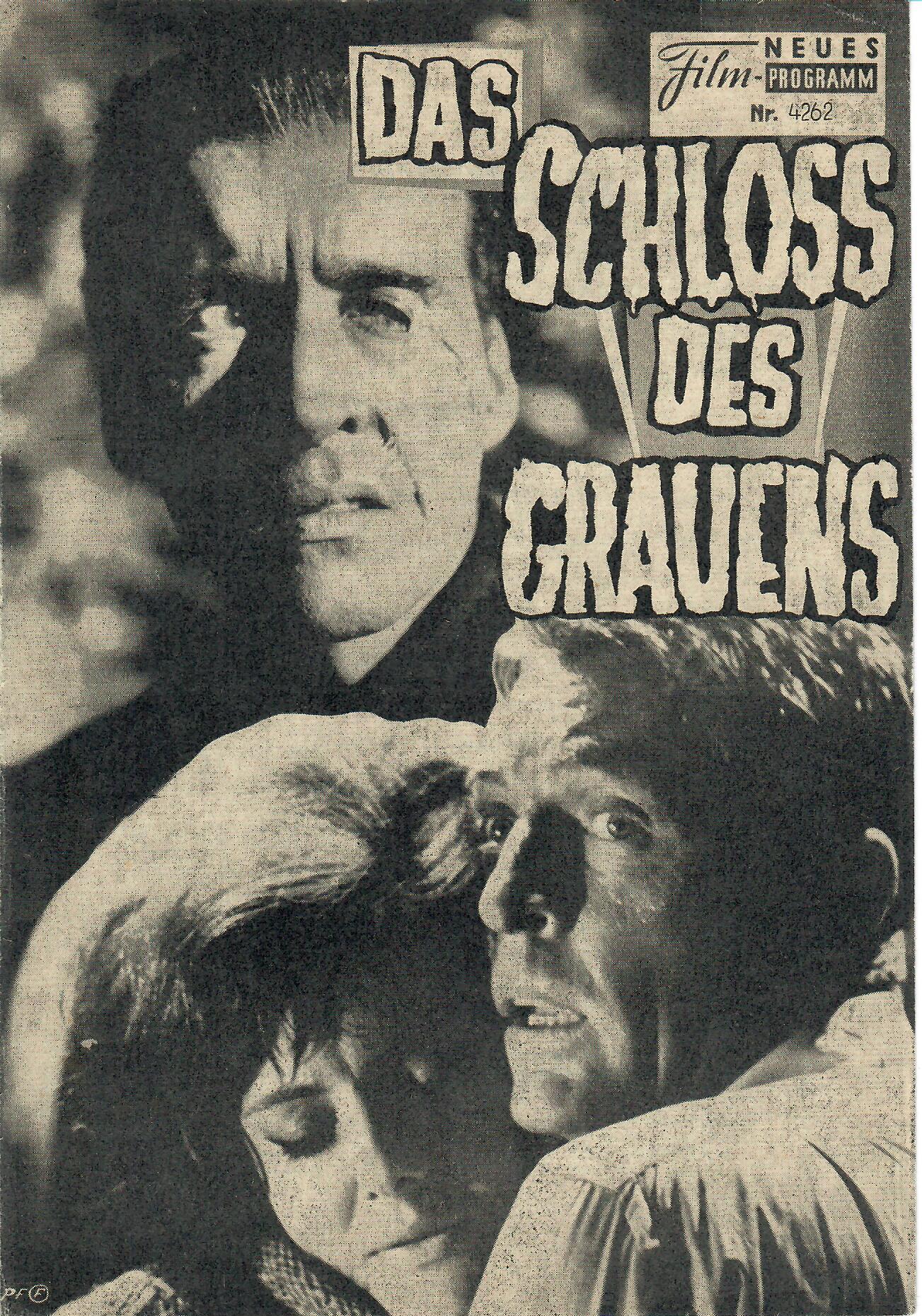 4262: Schloss des Grauens (Anthony Dawson) Christopher Lee, Rossana Podesta, George Riviere, Jim Dolen