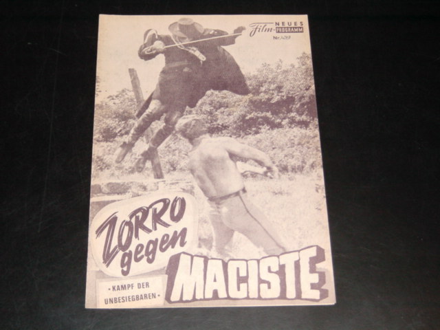 4267: Zorro gegen Maciste (Umberto Lenzi) Pierre Brice, Moira Orfei, Alan Steel, Maria Grazia Spina, Andrea Aureli