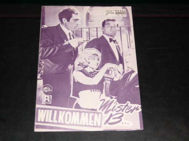 4275: Willkommen Mister B.. (Ronald Neame und Cliff Owen) Melina Mercouri, Sandra Dee, Tony Franciosa, Robert Coote, Brenda de Banzie
