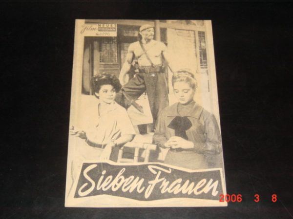 4276: Sieben Frauen (John Ford) Anne Bancroft, Betty Field, Sue Lyon, Margaret Leighton, Flora Robson, Mildred Dunnock, Betty Field, Anna Lee, Eddie Albert, Mike Mazurki, Jane Chang