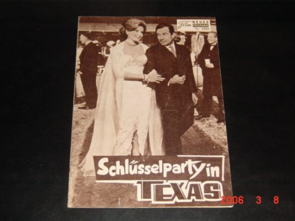 4282: Schlüsselparty in Texas (Gian Luigi Polidoro) Rhonda Fleming, Marina Vlady, Ugo Tognazzi, Juliet Prowse, Marina Vlady, Carlo Mazzone, Ruth Landey, Louisette Rousseau