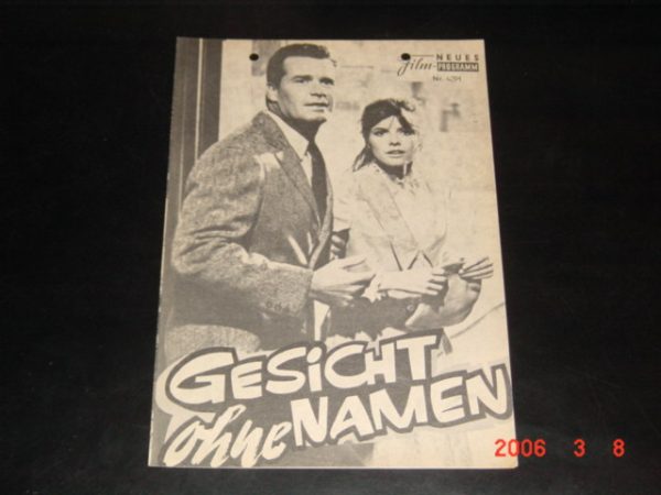 4291: Gesicht ohne Namen (Delbert Mann) James Garner, Jean Simmons, Suzanne Pleshette, Katherine Ross, Angela Lansbury, George Vaskovec, Jack Gilford, Joe Mantell