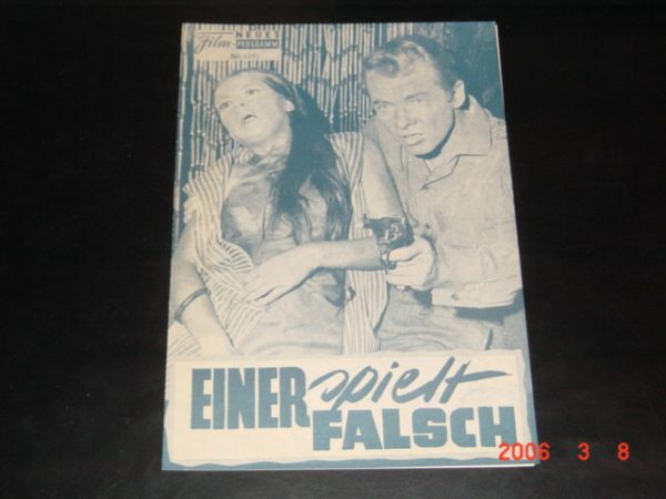 4295: Einer spielt Falsch (Menahem Golan) Audie Murphy, Marianne Koch, Georg Sanders, Hans von Borsody, Gila Almagor, Josef Vadin