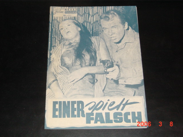4295: Einer spielt Falsch (Menahem Golan) Audie Murphy, Marianne Koch, Georg Sanders, Hans von Borsody, Gila Almagor, Josef Vadin