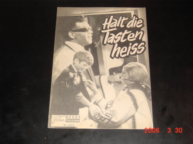 4302: Halt die Tasten heiss (Paul Henreid) Ray Charles, Tom Bell, Mary Peach, Dawn Addams, Piers Bishop, Das Ray Charles Orchester