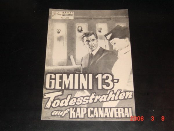 4303: Gemini 13 Todesstrahlen auf Kap Canaveral (Anthonny Dawsen) Folco Lulli, Anthony Eisley, Wandisa Leigh, Diana Lorys, Ursula Parker, Paco Sanz, Jose Marla Caffarel, Folco Lulli