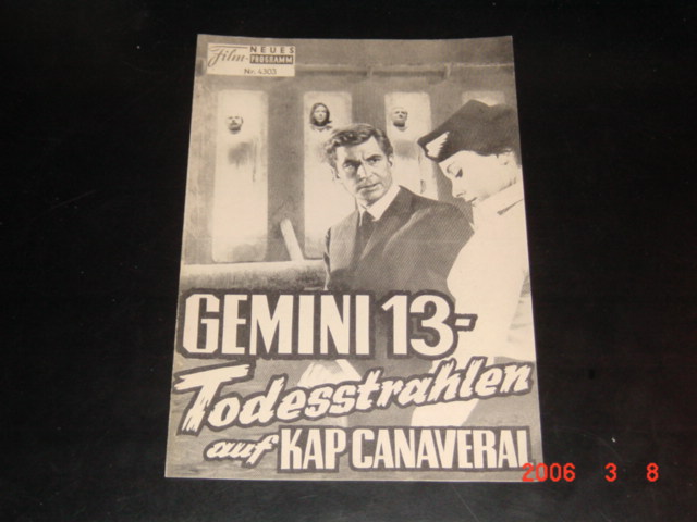 4303: Gemini 13 Todesstrahlen auf Kap Canaveral (Anthonny Dawsen) Folco Lulli, Anthony Eisley, Wandisa Leigh, Diana Lorys, Ursula Parker, Paco Sanz, Jose Marla Caffarel, Folco Lulli
