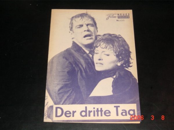 4315: Der dritte Tag (Jack Smight) George Peppard, Roddy McDowall, Elizabeth Ashley, Arthur O'Connell, Mona Washbourne