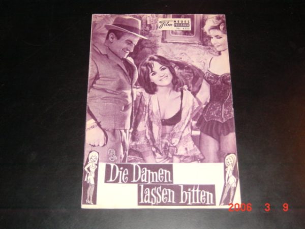 4325: Die Damen lassen bitten (Gilles Grangier und Georges Lautner) Louis de Funes, Mireille Darc, Bernard Blier, Bernadette Lafont, Pierre Bertin, Andrea Parisy, Darry Cowl, Jean Lefebvre