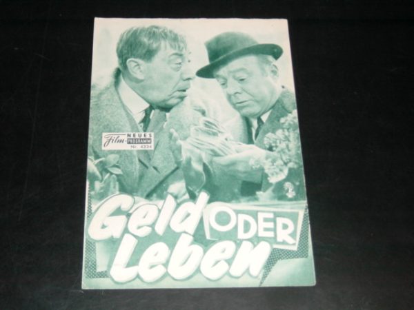4334: Geld oder Leben (Jean Pierre Mocky) Fernandel, Heinz Rühmann, Jean Poiret, Darry Cowl, Jacques Legras, Michel Galabru, Jean Carmet, Marilu Tolo, Christa Nelli, Colette Teissedre