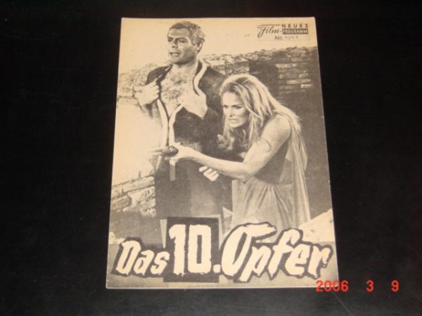 4341: Das 10. Opfer (Elioo Petri) Ursula Andress, Marcello Mastroianni, Elsa Martinelli, Luce Bonifassy, Salvo Randone
