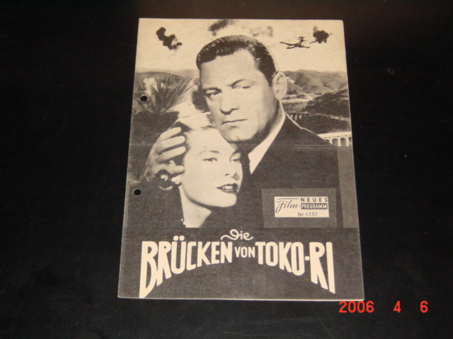 4357: Die Brücken von Toko - Ri (Mark Robson) Grace Kelly, William Holden, Frederic March, Mickey Rooney, Robert Strauss, Charles McGraw, Keiko Awaji, Earl Holliman