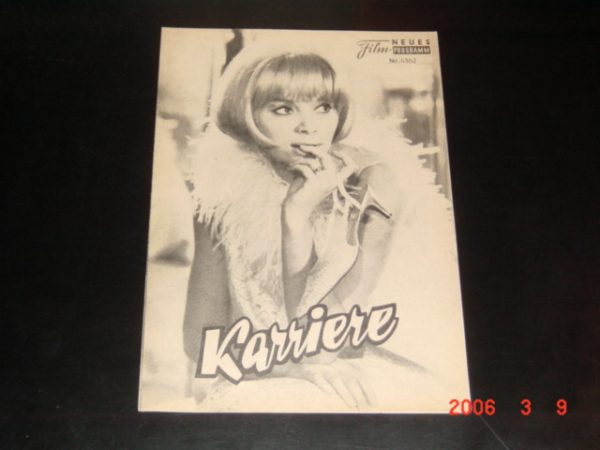 4362: Karriere (Pierre Gaspard-Huit) Mireille Darc, Daniel Gelin, Peter van Eyck, Paul Hubschmid, Ilse Steppat, Helga Lehner, Erika Remberg, Reinhold W. Timm, Rilda Thamar