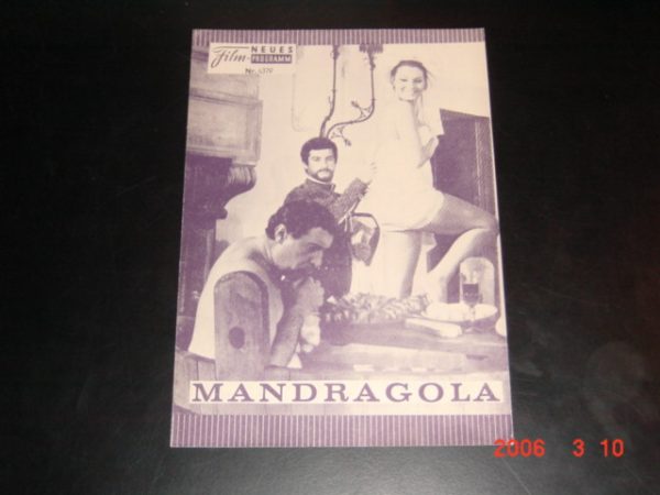 4379: Mandragola (Alberto Lattuada) Rossana Schiaffino, Philippe Leroy, Romolo Valli, Nilla Pizzi, Armando Bandini, Toto, Jean-Claude Brialy