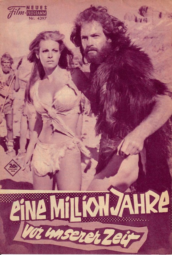 4397: Eine Million Jahre vor unserer Zeit (Don Chaffey) Raquel Welch, John Richardson, Marine Beswick, Jean Wladon, Yvonne Horney, Percy Herbert, Lisa Thomas, Robert Brown, William Lyon Bown