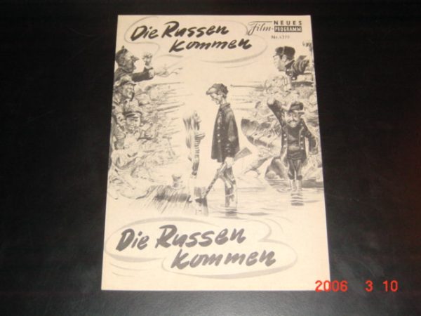 4399: Die Russen kommen (Norman Jewison) Brian Keith, Eva Marie Saint, Carl Reiner, Alan Arkin, Jonathan Winters, Theodore Bikel, Paul Ford, Tessie O'Shea, Ben Blue