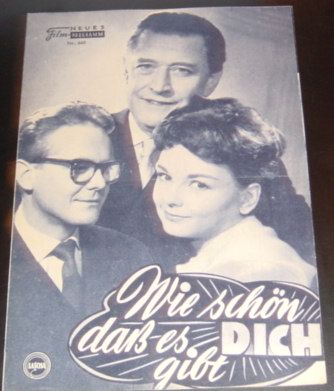 440: Wie schön, daß es dich gibt (Thomas Engel) Ingrid Andree, Hans Söhnker, Gunnar Möller, Susi Nicoletti, Peer Schmidt, Helmut Lohner