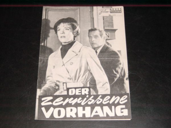 4405: Der zerrissene Vorhang ( Torn Curtain ) ( Alfred Hitchcock ) Paul Newman, Julie Andrews, Gunter Strack, Hansjörg Felmy, Wolfgang Kieling, Erik Holland. Hendley Mattingly, Tamara Toumanova, Norbert Schiller, Carolyn Conwell, Peter Bourne, Charles Ra