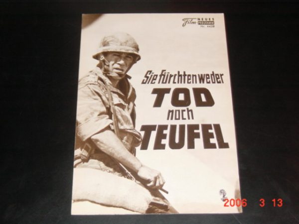 4428: Sie fürchten weder Tod noch Teufel ("Lost Command") ( Mark Robson ) Alain Delon, Anthony Quinn, Alain Delon, Georg Segal, Michéle Morgan, Maurice Ronet, Claudia Cardinale, Gregoire Aslan, Jean Servais, Maurice Sarfati, Jean-Claude Bercq, Syl La
