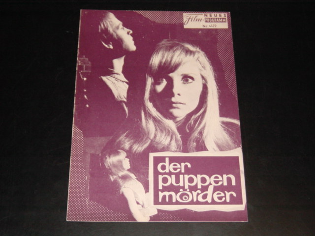 4429: Der Puppenmörder ( The Psychopath ) ( Freddie Francis ) Patrick Wymark, Margaret Johnston, John Standing, Alexander Knox, Judy Huxtable, Don Borsenko, Colin Gordon, Thorley Walters, Robert Crewdson, Tim Barrett, Frank Forsyth, Olive Gregg, Harol