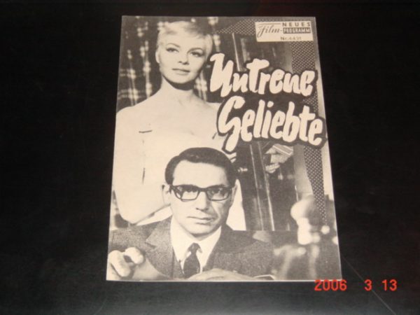 4431: Untreue Geliebte ( La seconde Vérité ) ( Christian Jaque ) Michele Mercier, Robert Hossein, Bernard Thiphaine, Jean-Claude Roland, Malka Ribovska, Pascale de Boysson, Jean Marchat
