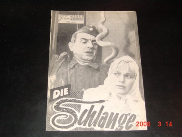 4464: Die Schlange ( Ormen ) ( Hans Abramson ) Christina Schollin, Harriet Andersson, Hans Ernback, Tor Isedal, Gudrun Brost, Eddie Axberg, Lars Passgard, Björn Gustafson, Tommy Nilsson, Morgan Andersson
