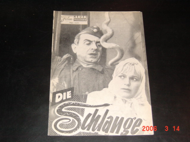 4464: Die Schlange ( Ormen ) ( Hans Abramson ) Christina Schollin, Harriet Andersson, Hans Ernback, Tor Isedal, Gudrun Brost, Eddie Axberg, Lars Passgard, Björn Gustafson, Tommy Nilsson, Morgan Andersson