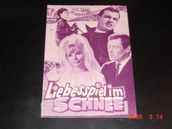 4469: Liebesspiel im Schnee ( Curt Siodmak ) Claudia Martin, Martin Milner, Vivi Bach, Dietmar Schönherr, Toni Sailer, Dorit Dom, Kurt Grosskurth, Karla Chadimova, Lenka Fiserova, Jana Novakova, Raimund Gabriel, Vladimir Pospisil, Milos Zavadil