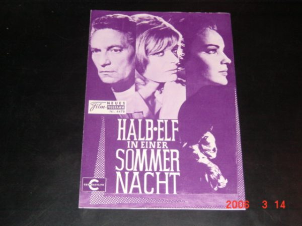 4478: Halb Elf in einer Sommer Nacht ( 10:30 P.M. Summer ) ( Jules Dassin ) Melina Mercouri, Romy Schneider, Peter Finch, Julian Mateos, Isabel Maria Perez
