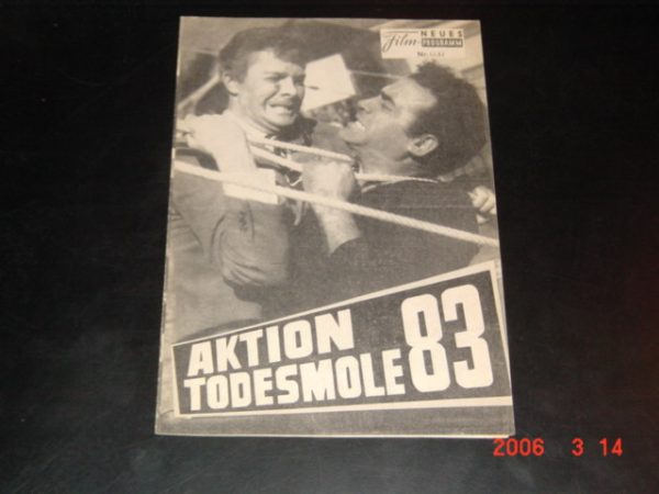 4487: Aktion Todesmole 83 ( M.M.M. 83 Missione Mortale Molo 83 ) ( Sergio Bergonzelli ) Fred Beir, Gerard Blain, Anna Maria Pierangeli, Sylvia Solar, Albert Dalbes, Gianni Solaro, André Lorugues, Maria Lanfranchi, Mario Magnolia, Ignazio Dalce, Attili