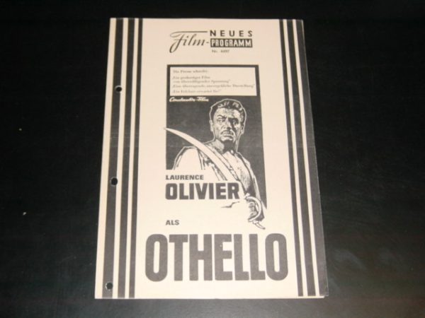 4497: Othello ( Stuart Burge ) Laurence Oliver, Frank Finlay, Maggie Smith, Joyce Redman, Derek Jacobi, Robert Lang, Anthony Nicholls, Michael Turner, Harry Lomax, Kenneth Mackintosh, Edward Hardwicke, Sheila Reid