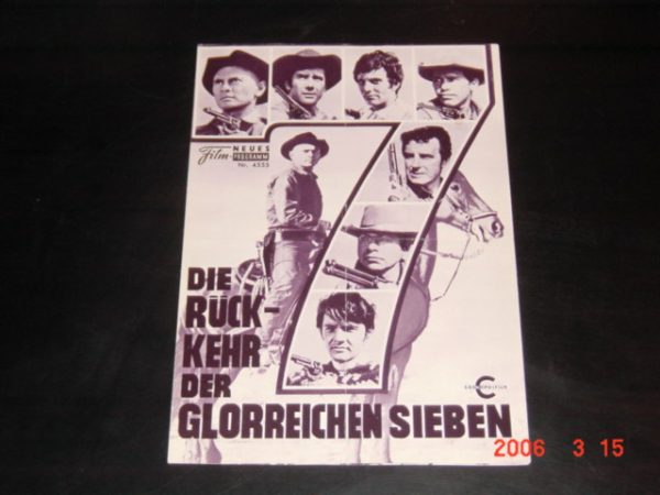4555: Die Rückkehr der glorreichen Sieben, Yul Brynner,