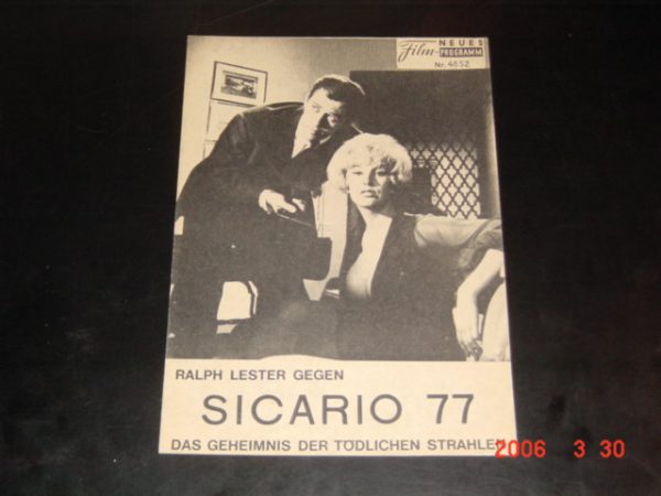 4652: Sicario 77 das Geheimnis der tödlichen Strahlen,