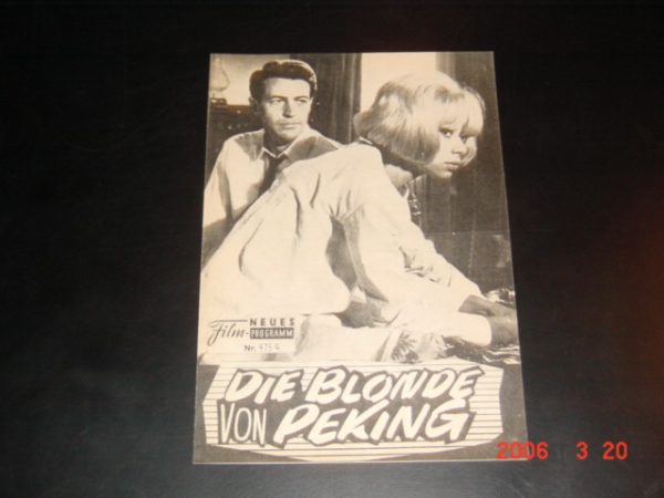 4754: Die Blonde von Peking, Mireille Darc, Edward G. Robinson,