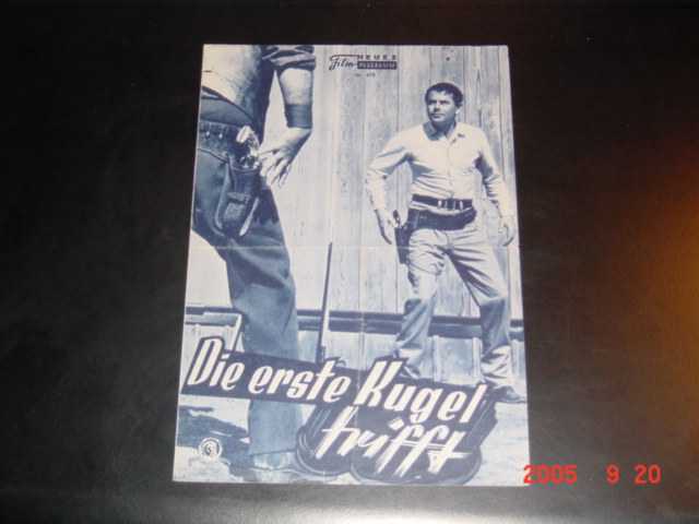 478: Die erste Kugel trifft (Russell Rouse) Glenn Ford, Jeanne Crain, Broderick Crawford, Russ Tamblyn, Allyn Joslyn, Leif Erickson, John Dehner, Noah Beery, J.M. Kerrigan, Rhys Williams, Viginia Gregg, Chubby Johnson, John Doucette