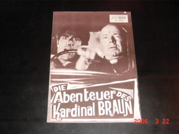 4896: Die Abenteuer des Kardinal Braun, Heinz Rühmann,