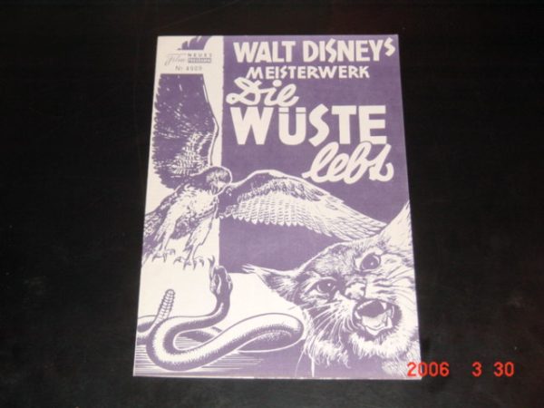 4909: Walt Disney Die Wüste lebt,