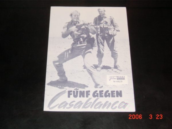 4929: Fünf gegen Casablanca, Horst Frank, Jeanne Valerie,