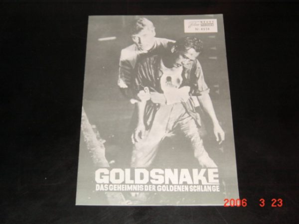 4938: Goldsnake, das Geheimnis der goldenen Schlange,