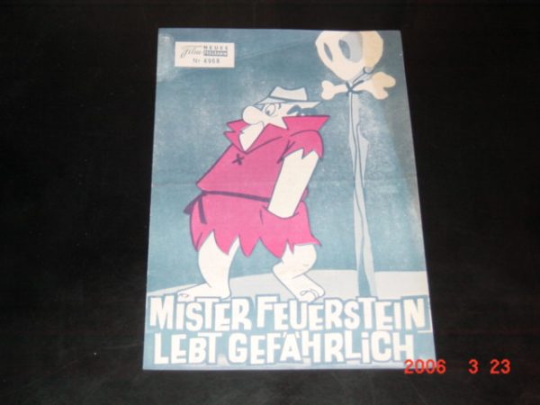 4968: Mister Feuerstein lebt gefährlich, ( Hanna Barbera )