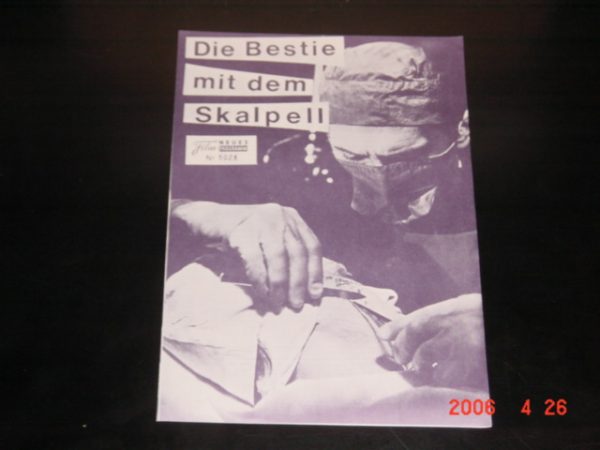 5028: Die Bestie mit dem Skalpell, Peter Cushing, Sue Lloyd,