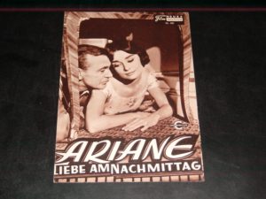 503: Ariane, Liebe am Nachmittag (Billy Wilder) Audrey Hepburn, Gary Cooper, Maurice Chevalier, John McGiver, Van Doude, Lise Bourdin