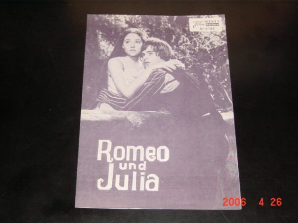 5149: Romeo und Julia, Olivia Hussey, Leonard Whiting,