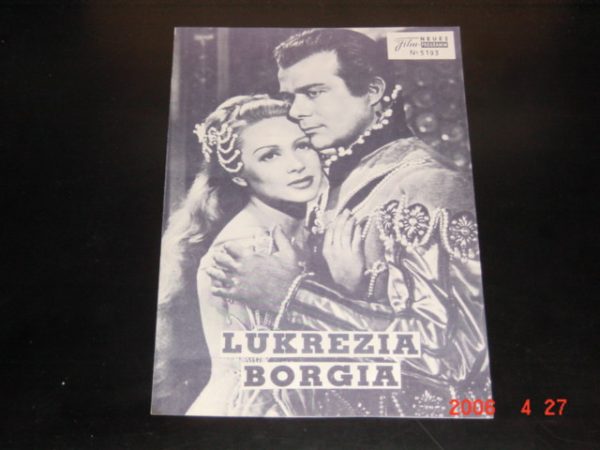 5193: Lukrezia Borgia, Martine Carol, Pedro Armendariz,