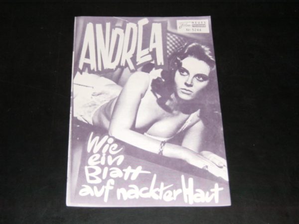 5244: Andrea Wie ein Blatt auf nackter Haut, Herbert Fux,