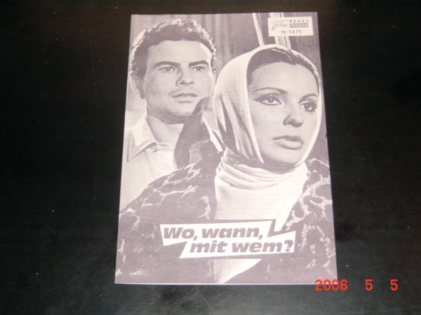 5475: Wo, wann, mit wem ? Horst Buchholz, Philippe Leroy,