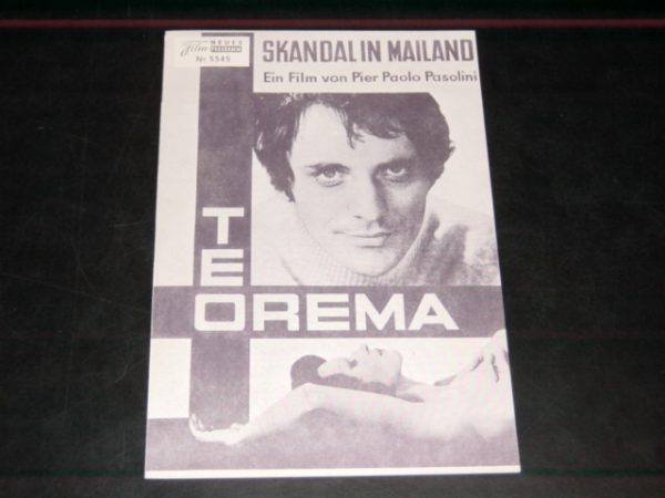 5545: Teorema, ( Skandal in Mailand ) Pier Paolo Pasolini,